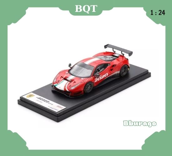 Model car of Ferrari 488 GTB scale 1:24 Bburago
