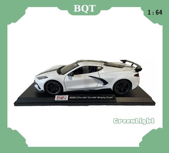 Model car of Corvette C8 scale 1:64 GreenLight