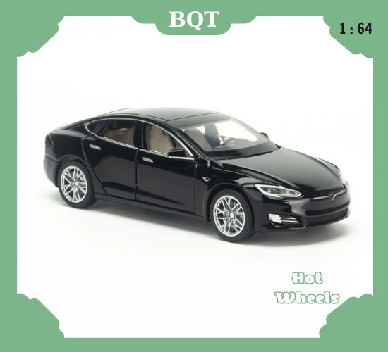 Model car of Tesla Model S scale 1:64 Hot Wheels